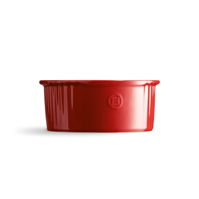 EMILE HENRY Керамична купа за суфле „SOUFFLE BAKING DISH“ – Ø 23 см – цвят червен