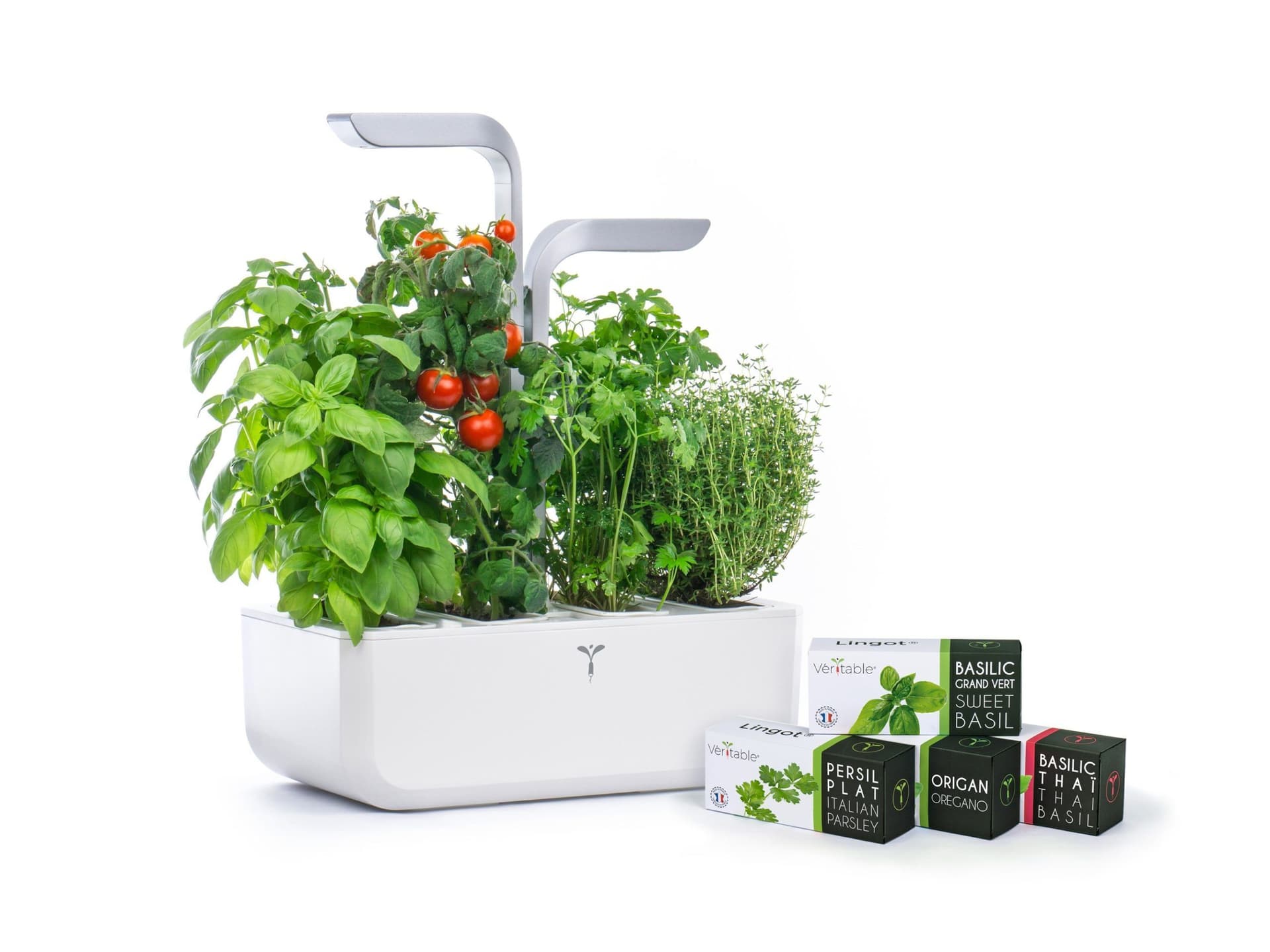 Домашна градина SMART VÉRITABLE® GARDEN – цвят бял/ инокс