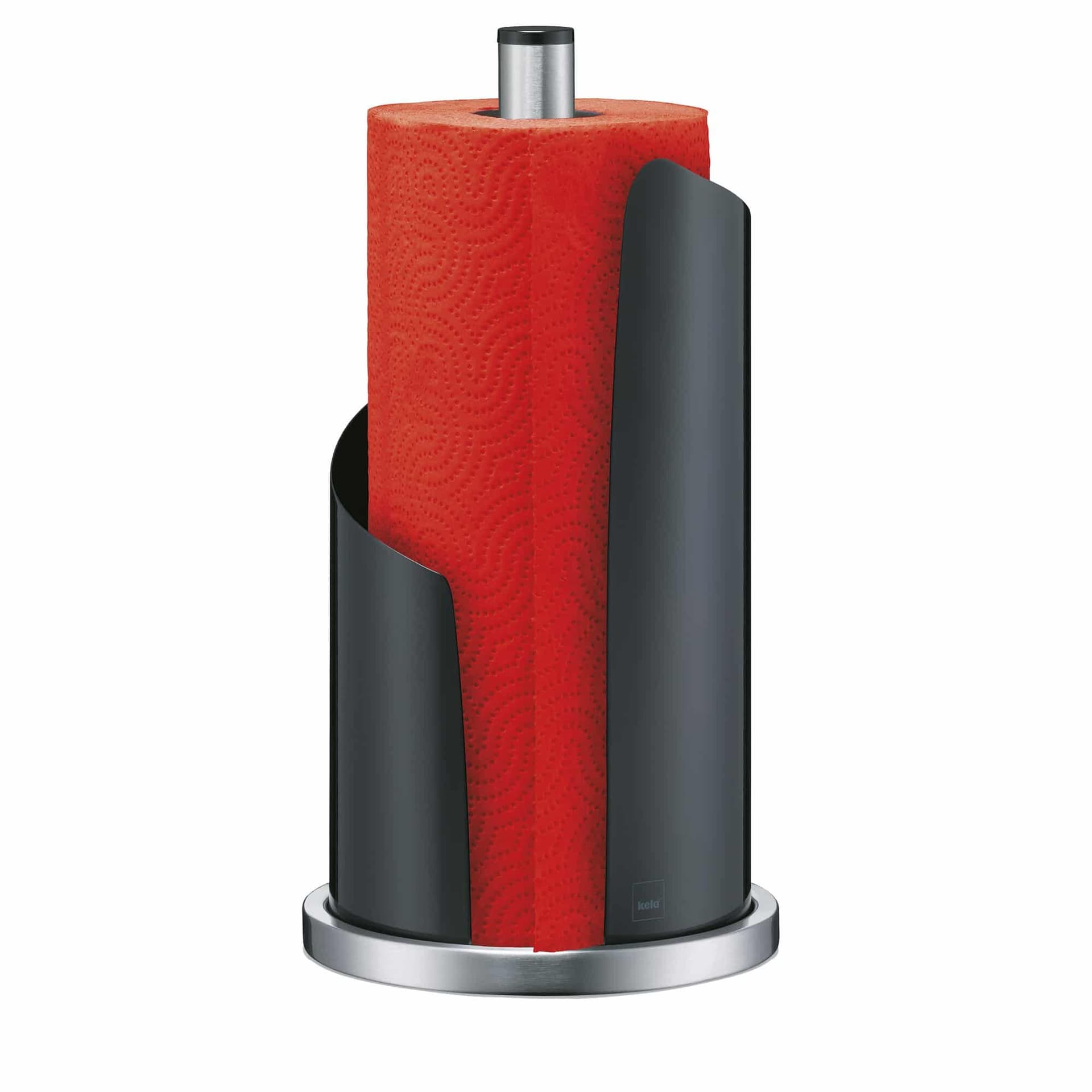 KELA Стойка за кухненска ролка “Stella“ – черна