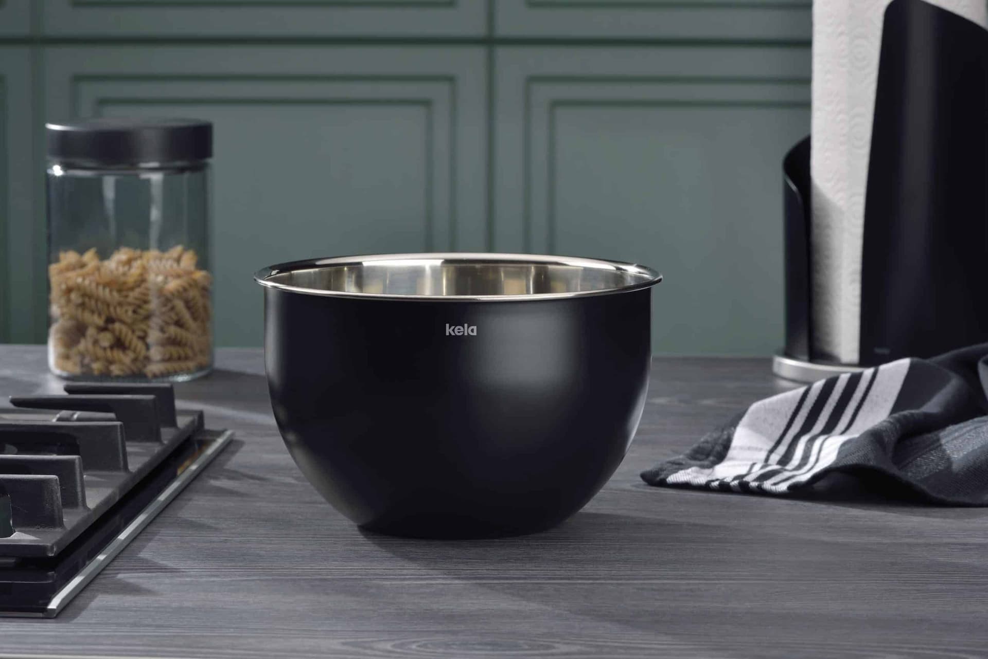 KELA Стойка за кухненска ролка “Stella“ – черна