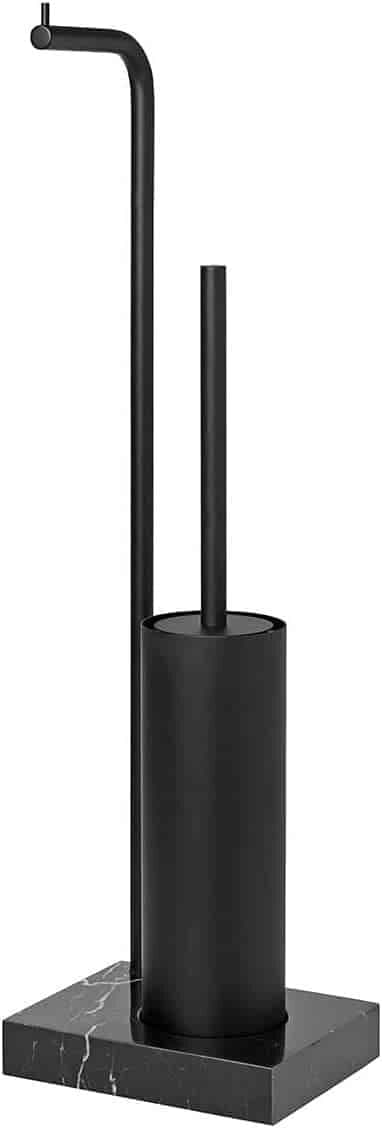 BLOMUS Комплект стойка за тоалетна хартия + четка MODO - цвят черен