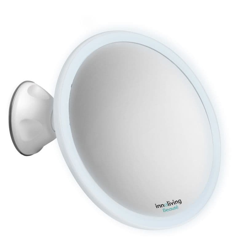 INNOLIVING Увеличително козметично огледало с LED светлина INN – 804