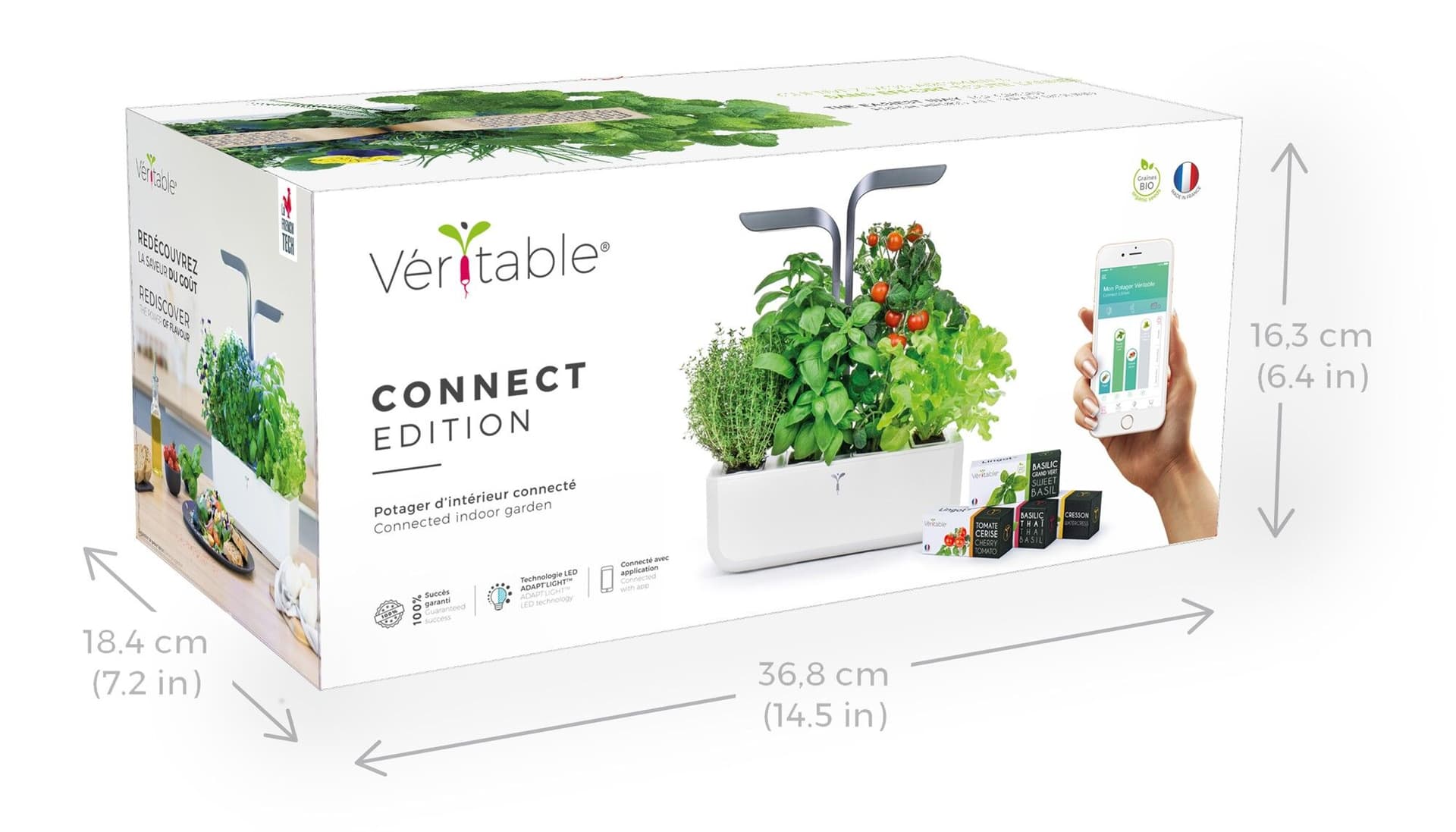 Домашна градина CONNECT VERITABLE® GARDEN – цвят бял/злато