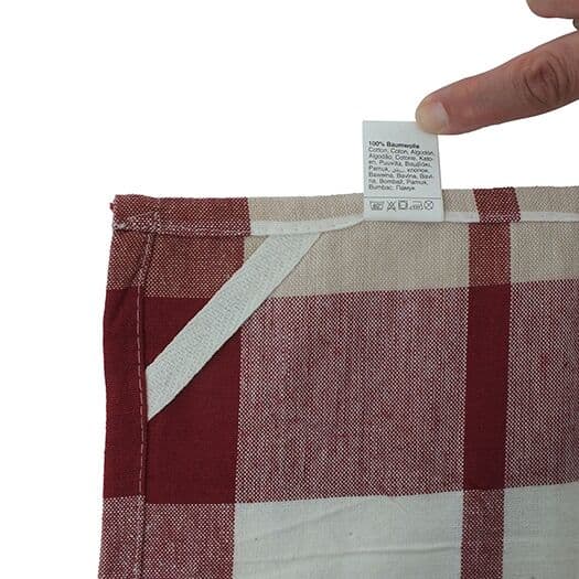 KELA Комплект от 3 бр. домакински кърпи за съдове “Pasado“ – 65х45 см. – червени