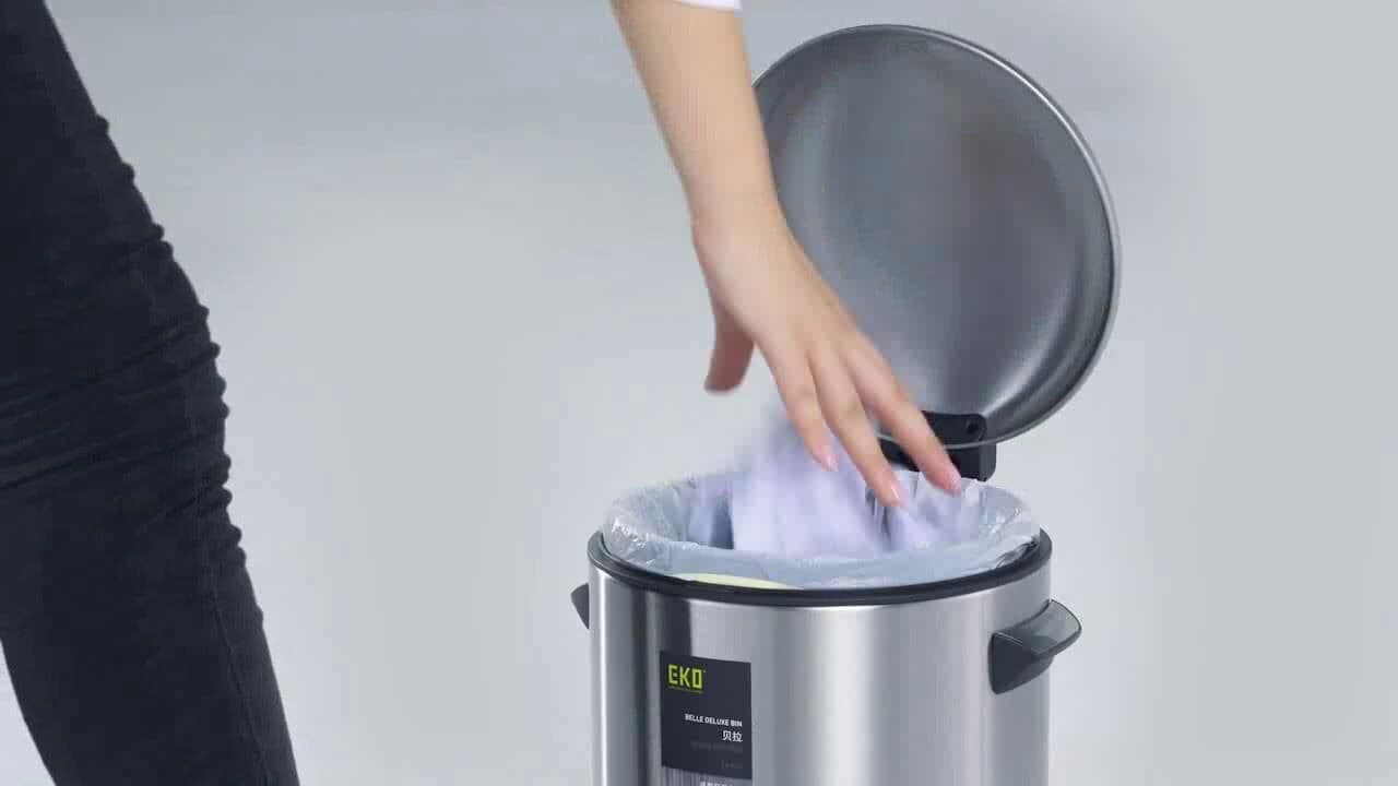 EKO Кош за отпадъци с педал  “BELLE DELUXE“- 30 литра – мат