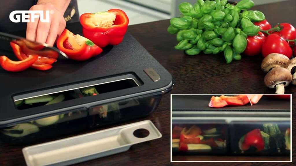 GEFU Комплект дъска за рязане + кутия