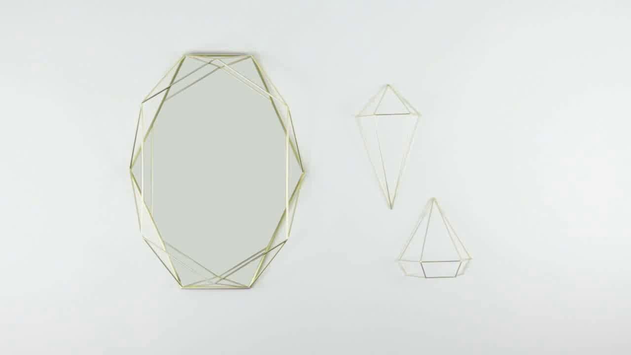 UMBRA Огледало за стена “PRISMA“ – цвят черен