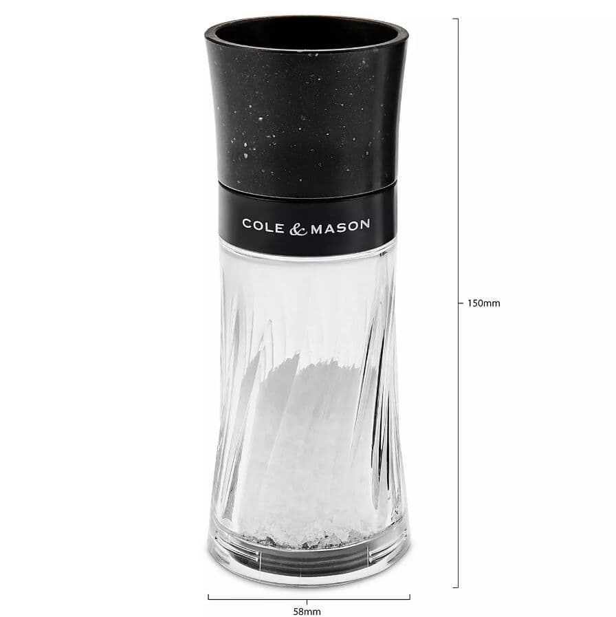 COLE & MASON Комплект мелнички за сол и пипер “WARWICK“ – цвят черен