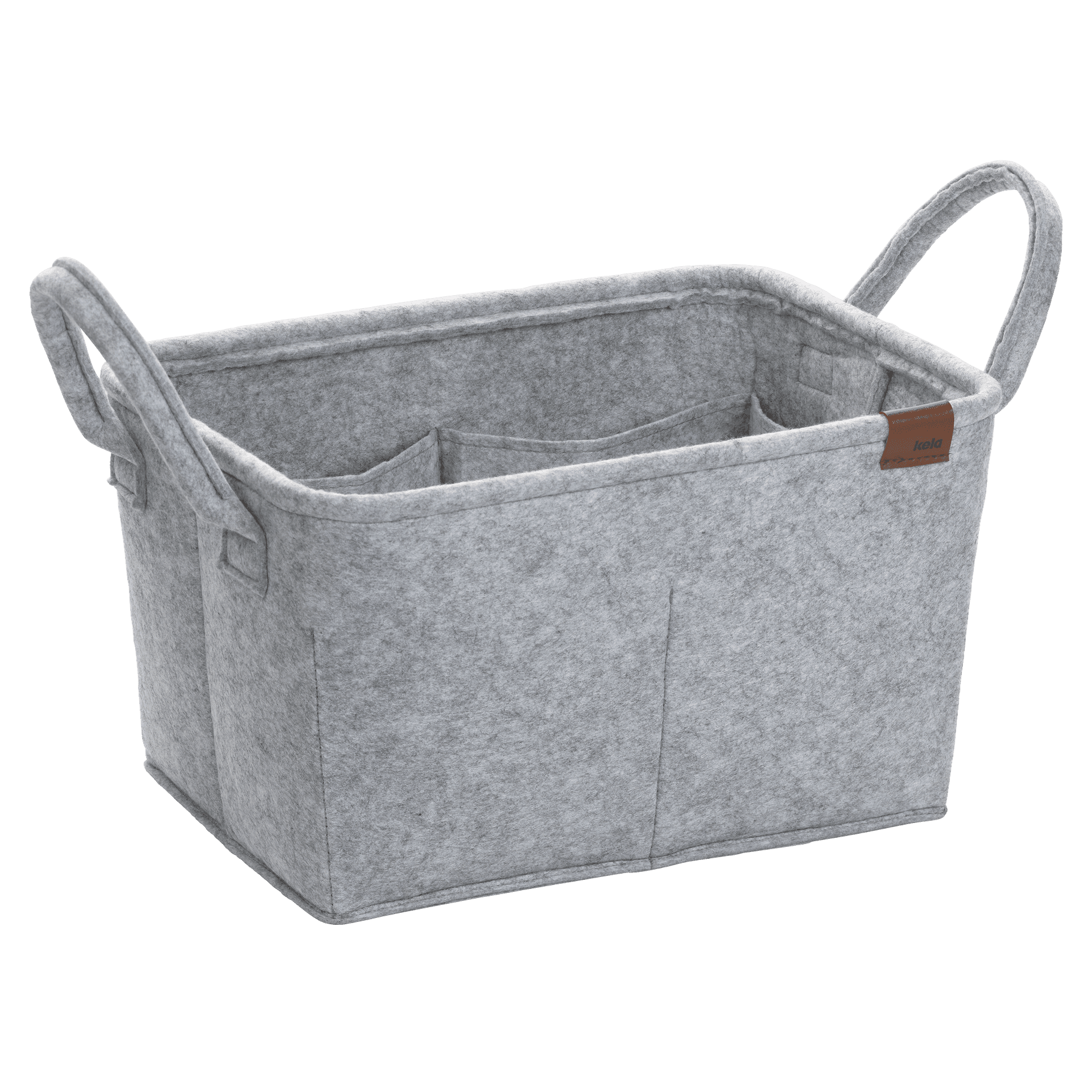 KELA Текстилна кошница – органайзер “Fay“ – светло сива