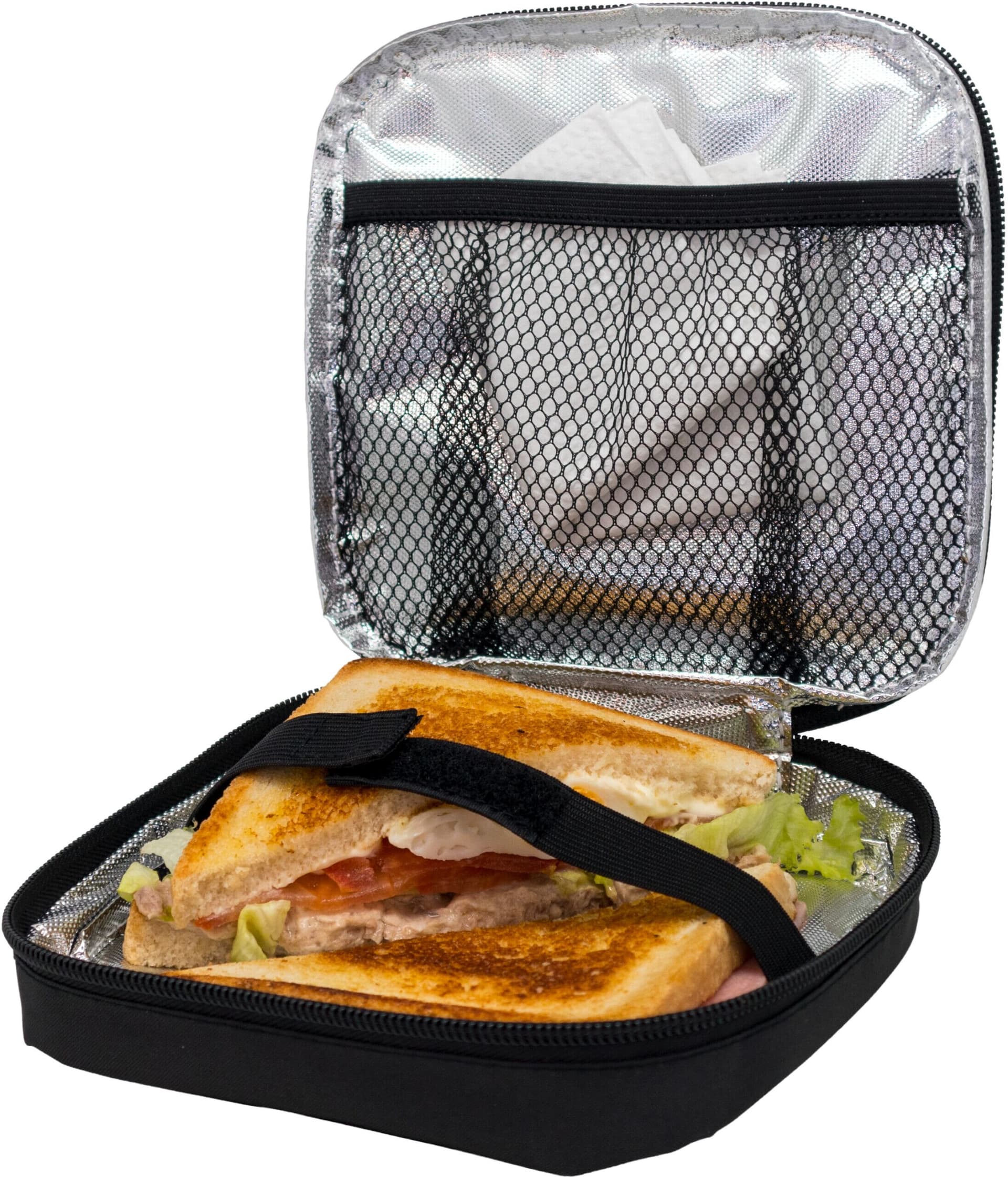 Nerthus Термоизолираща чанта за храна – черен цвят