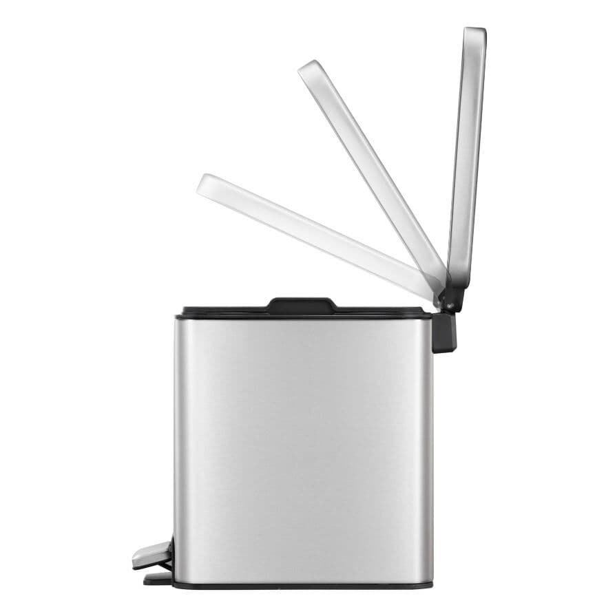 EKO Кош за отпадъци с педал “STELLA SLIM“ – 6 л. – мат