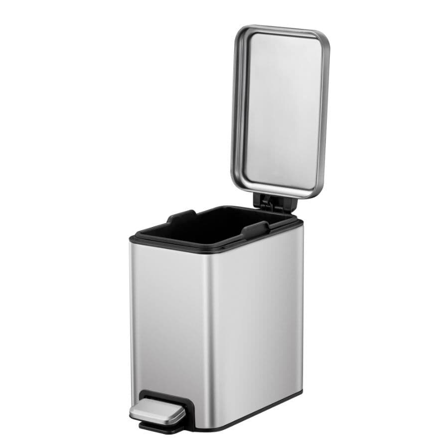 EKO Кош за отпадъци с педал “STELLA SLIM“ – 6 л. – мат
