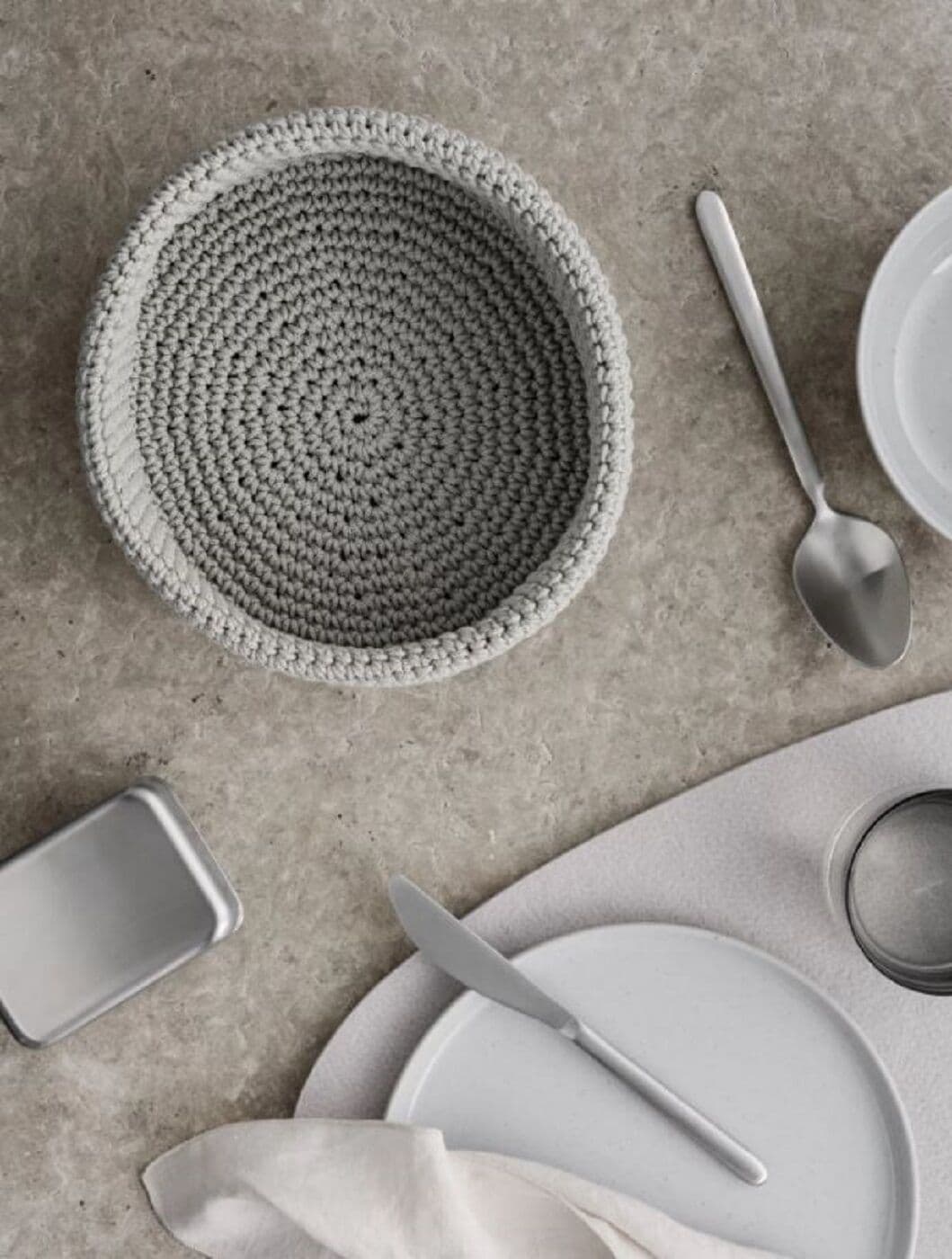 BLOMUS Панер за хляб TELA – цвят антрацит