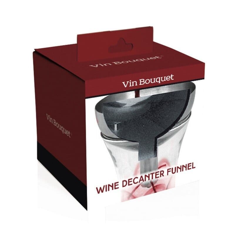 Vin Bouquet Стоманена фуния аератор с филтър