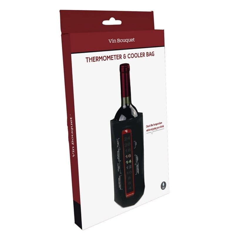 Vin Bouquet Охладител за бутилки с подвижен лентов термометър