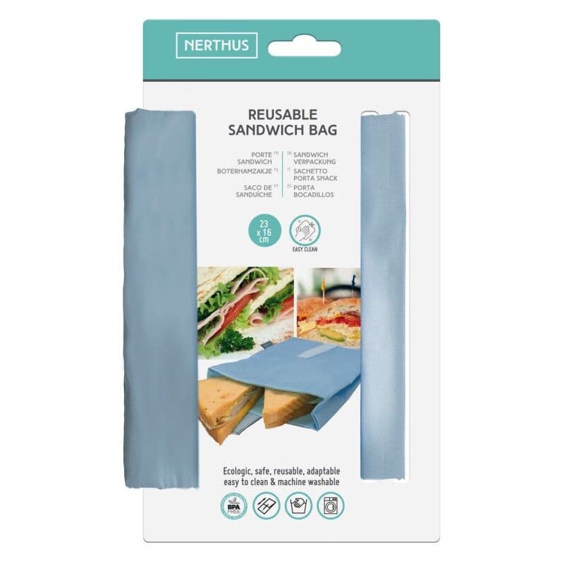 Nerthus Джоб / чанта за сандвичи и храна – XL – цвят син