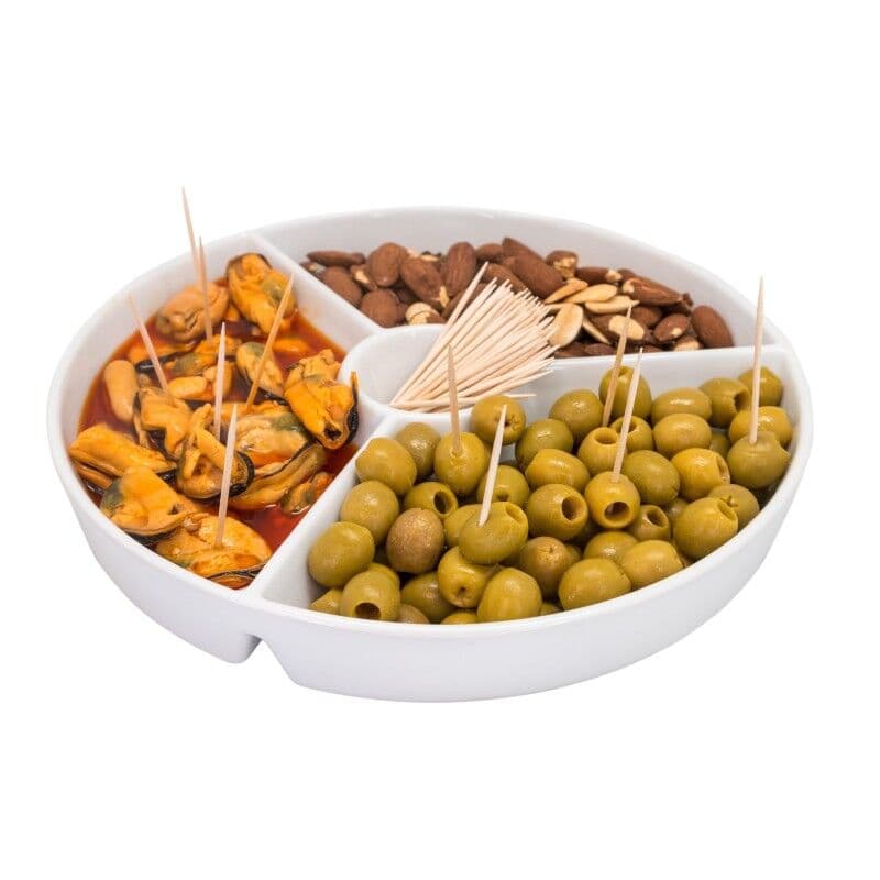 Nerthus Порцеланово плато с три отделения – 25,5 см.