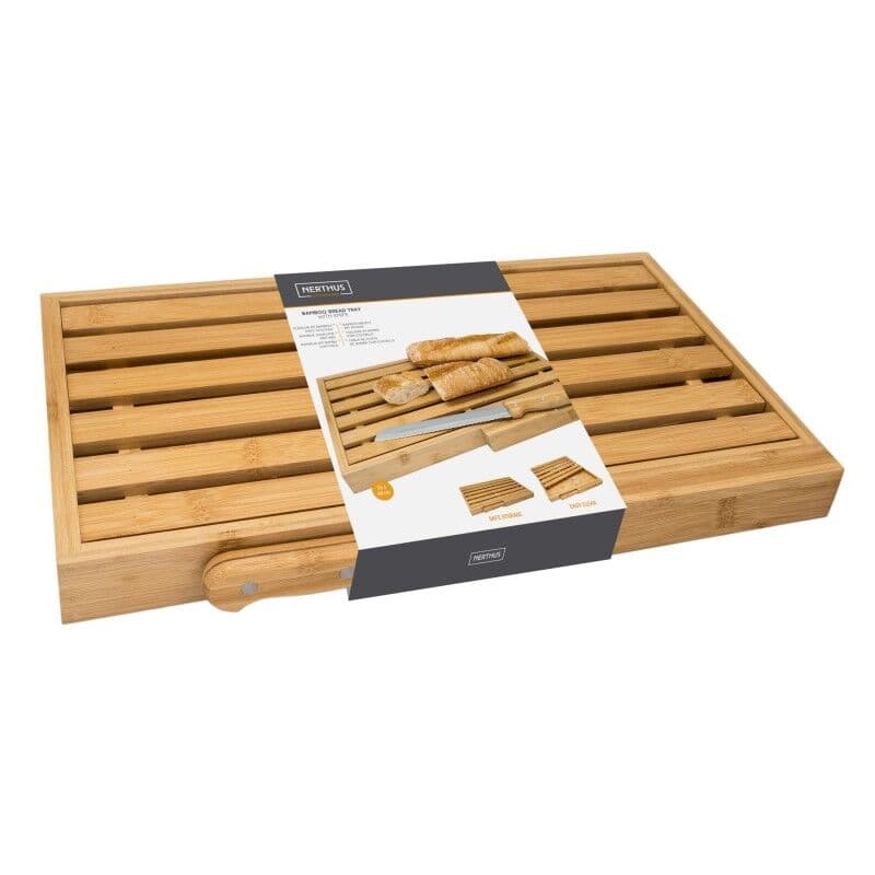 Nerthus Бамбукова дъска за рязане с нож