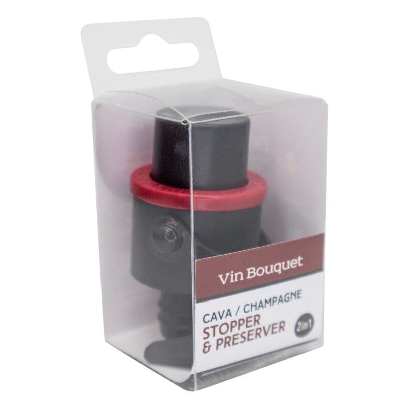 Vin Bouquet Тапа за шампанско с помпа – 2 IN 1