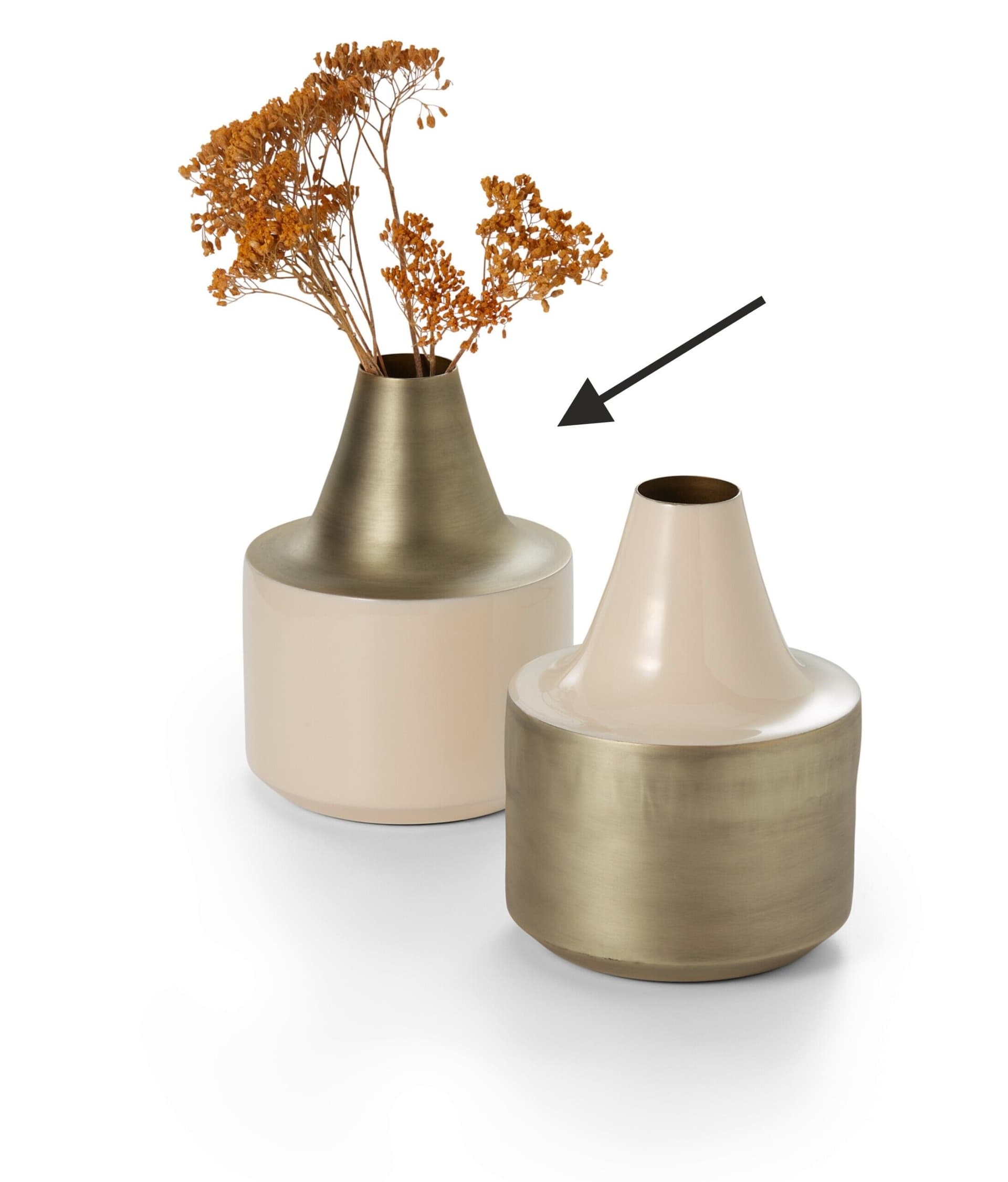 PHILIPPI Ваза “BARBADOS“ - бяла основа