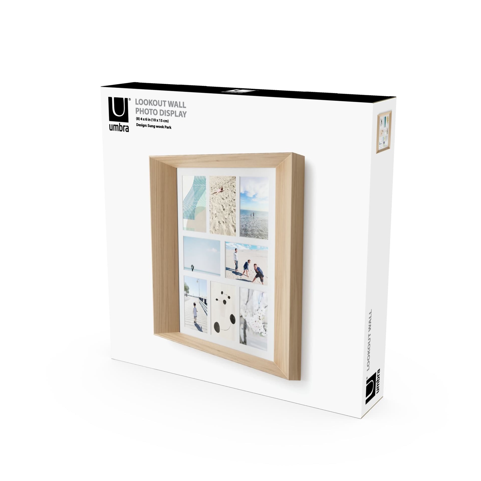 UMBRA Колаж за 8 бр.снимки 10х15см “LOOKOUT WALL“ – натурален цвят