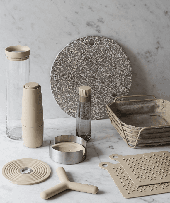 BLOMUS Подложки за чаши 6 бр. LARETO – цвят (Moonbeam)