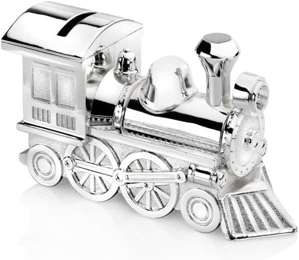 ZILVERSTAD Детска касичка със сребърно покритие “Локомотив“