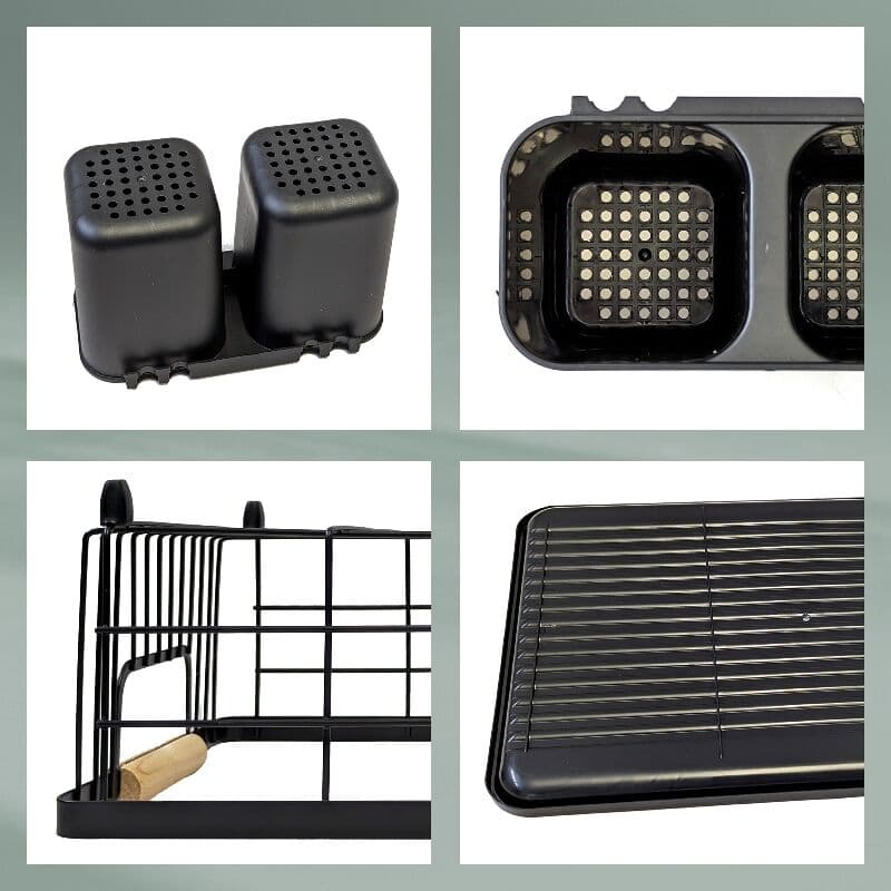 KELA Сушилник “Rica“ – черен – голям