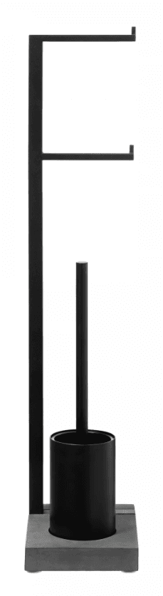 BLOMUS Стойка за 2 бр тоалетна хартия + четка за тоалетна MENOTO - цвят черен