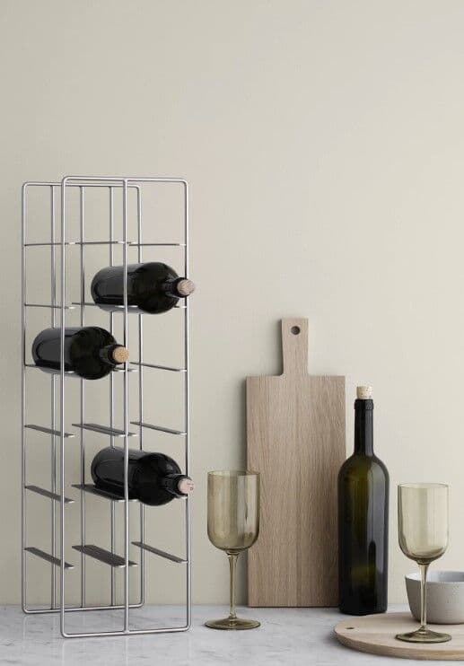 BLOMUS Стойка за вино за 12 бутилки PILARE –  цвят бежов (Moonbeam)