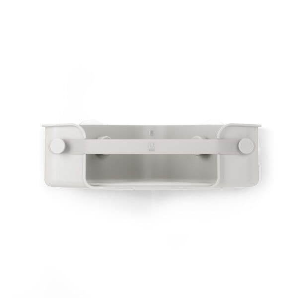 UMBRA Ъглов стенен органайзер за баня “FLEX ADHESIVE“- сив