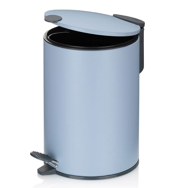 KELA Кош за отпадъци с педал “Mats“ – светло син – 3 л.