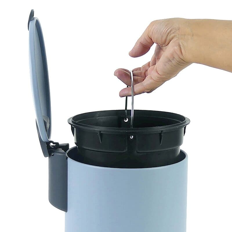 KELA Кош за отпадъци с педал “Mats“ – светло син – 3 л.