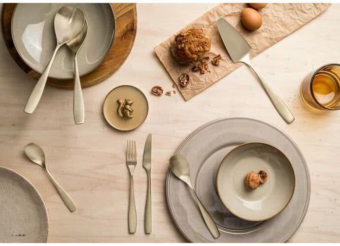 HERDMAR Прибори за хранене “LIZZ“- 24 части – шампанско мат