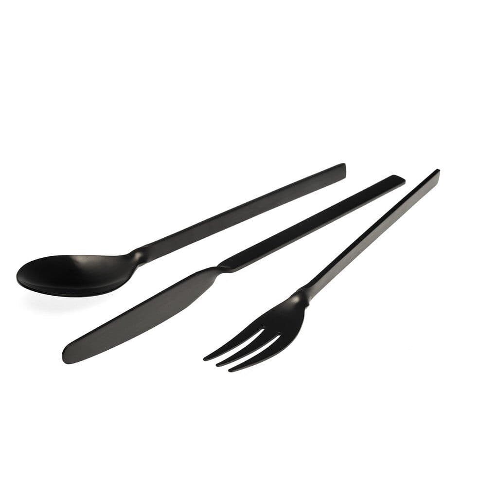 HERDMAR Прибори за хранене “MALMO“- 24 части – черен мат