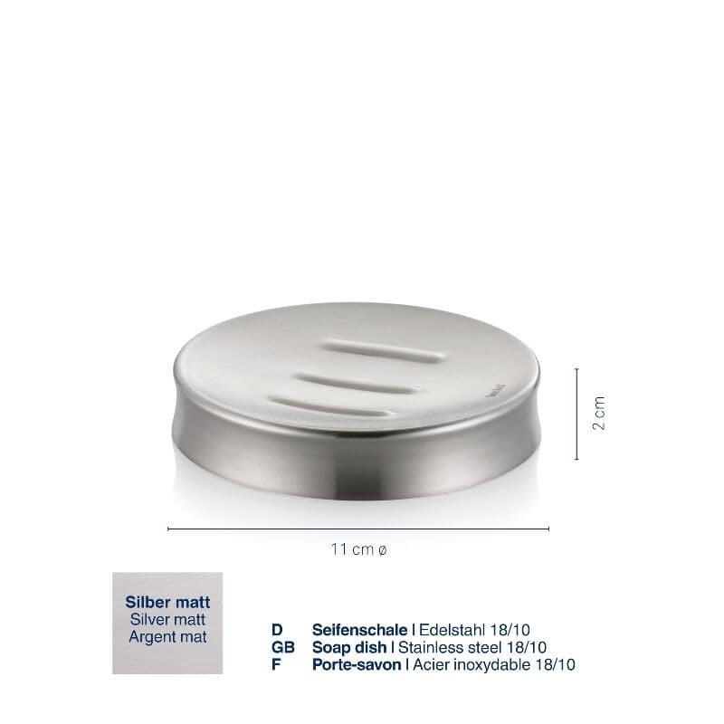 KELA Сапунерка “Elegance“ – неръждаема стомана мат