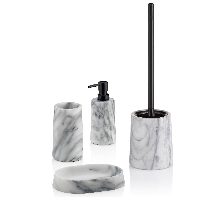 KELA Четка за тоалетна “Varda“ – бял мрамор