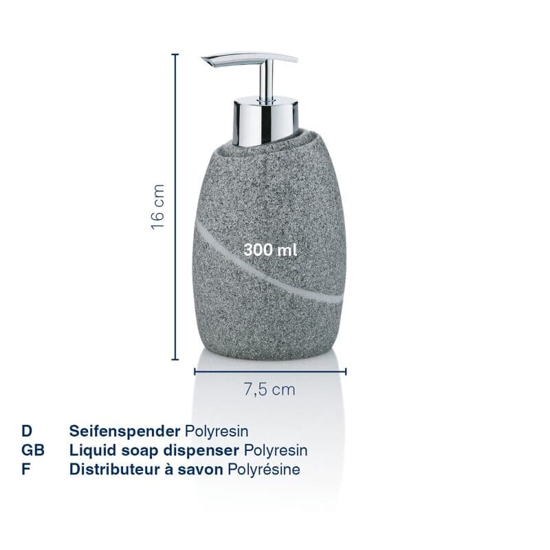 KELA Диспенсър за течен сапун “Talus“ – сив