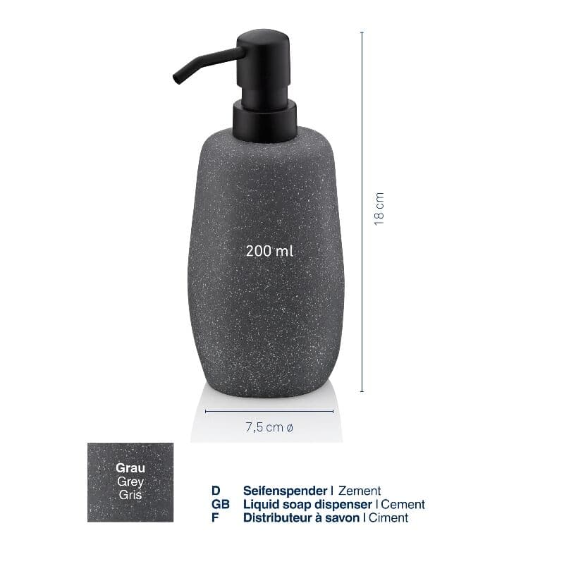 KELA Диспенсър за течен сапун “Roda“ – сив