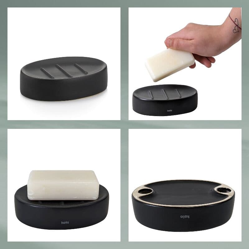 KELA Сапунерка “Matsi“ – черна