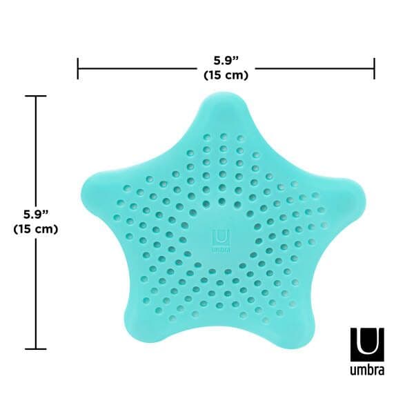 UMBRA Аксесоар за сифон, за събиране на косми “STARFISH“ – цвят син