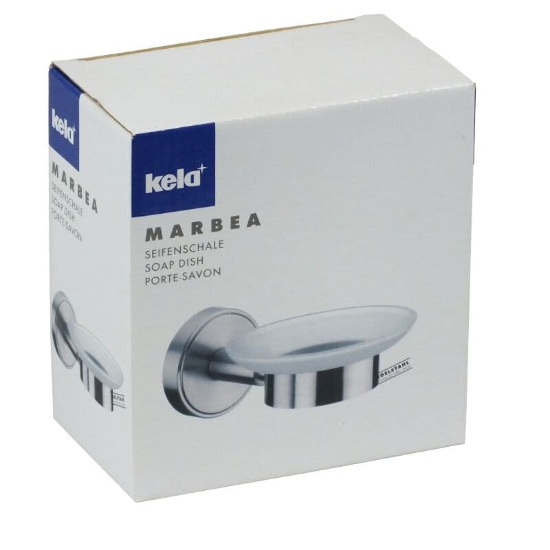 KELA Сапунерка “Marbea“ – неръждаема стомана мат – за стенен монтаж