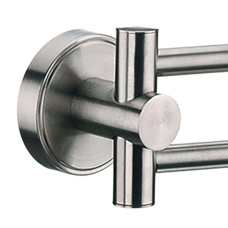 KELA Двойна закачалка за кърпи “Marbea“ – неръждаема стомана мат – за стенен монтаж