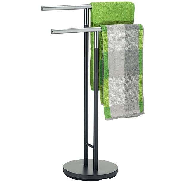 KELA Стояща закачалка за кърпи “Sinerio“ – антрацит/хром