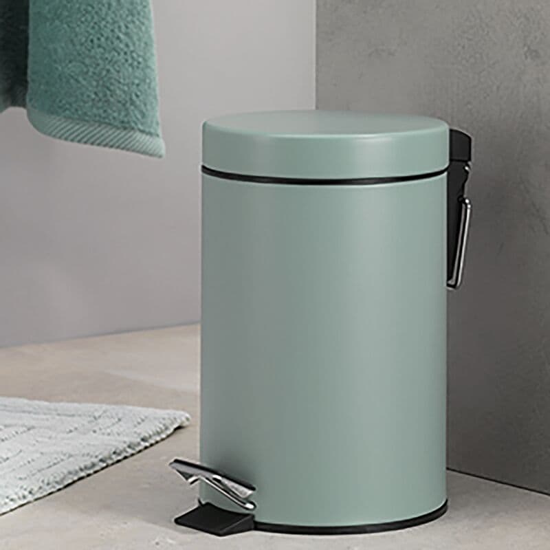 KELA Кош за отпадъци с педал “Monaco“ – нефритено зелен – 3 л.