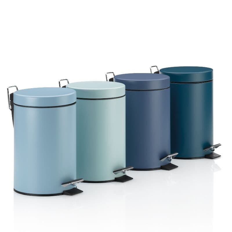 KELA Кош за отпадъци с педал “Monaco“ – син – 3 л.