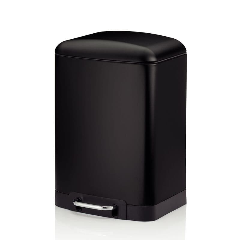 KELA Кош за отпадъци с педал “Davino“ – черен – 12 л.