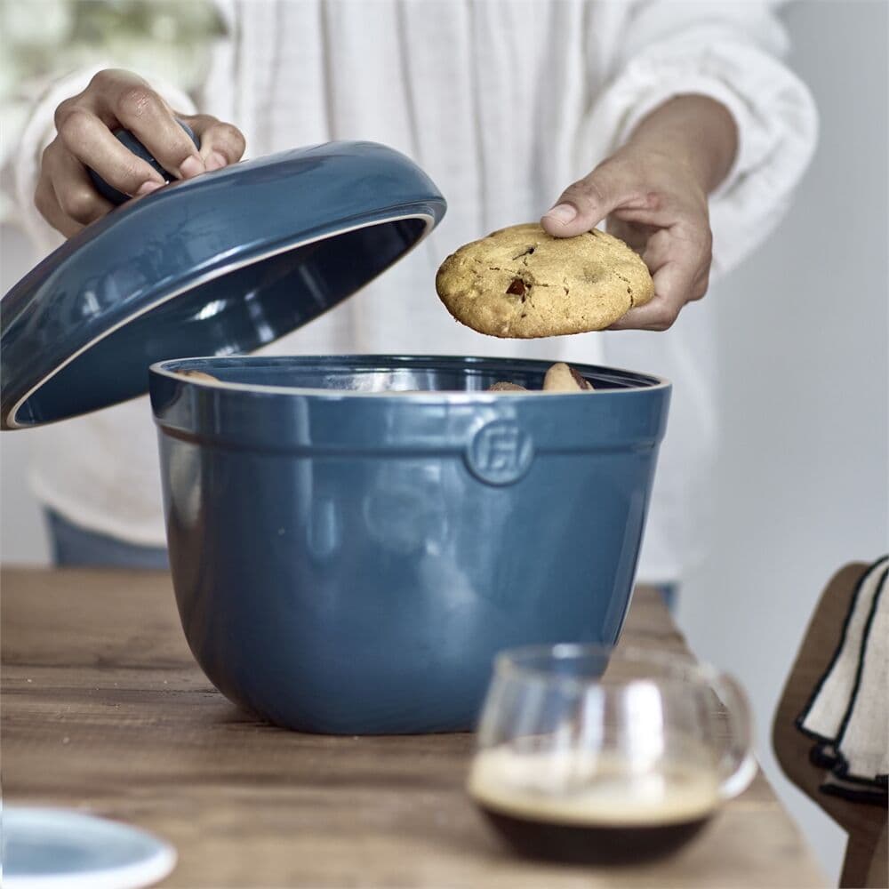 EMILE HENRY Канистер за бисквити „COOKIE JAR“ – цвят синьо-зелен