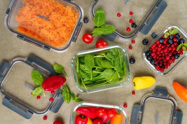 ZYLISS Комплект от 4 бр. стъклени кутии за храна с херметическо затваряне – различни размери