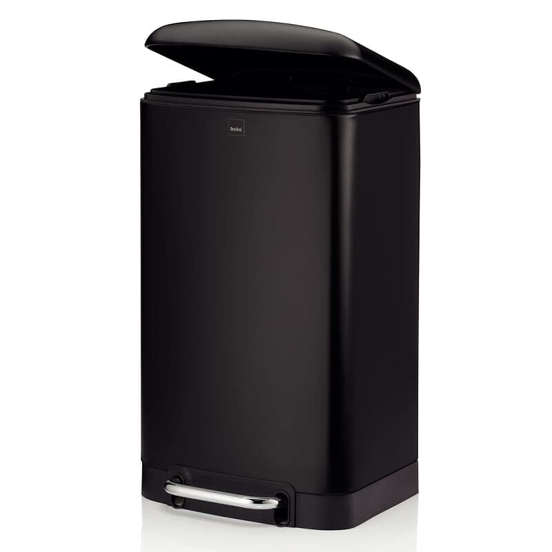 KELA Кош за отпадъци с педал “Davino“ – черен – 30 л.